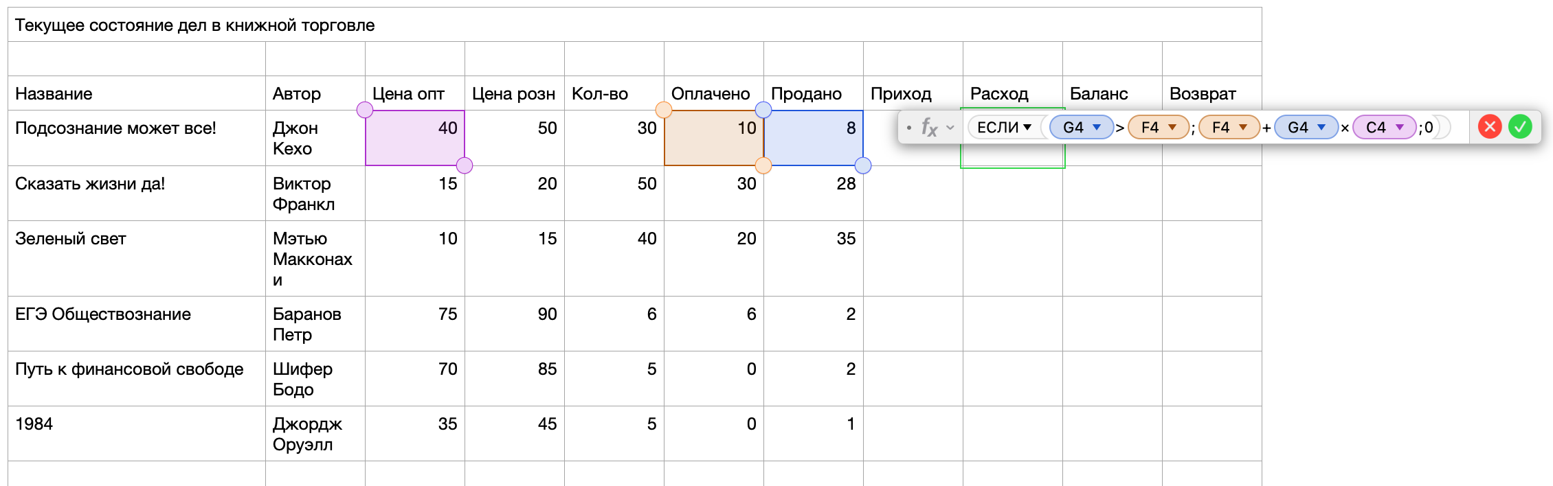 Как использовать ЕСЛИ